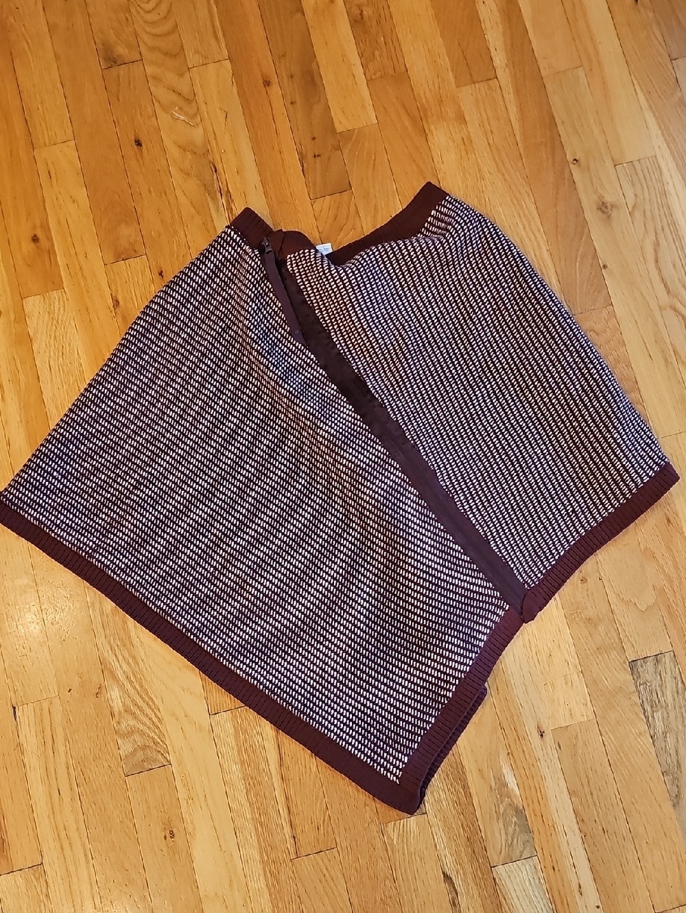 lululemon athletica Burgundy and Cream On The GO Poncho